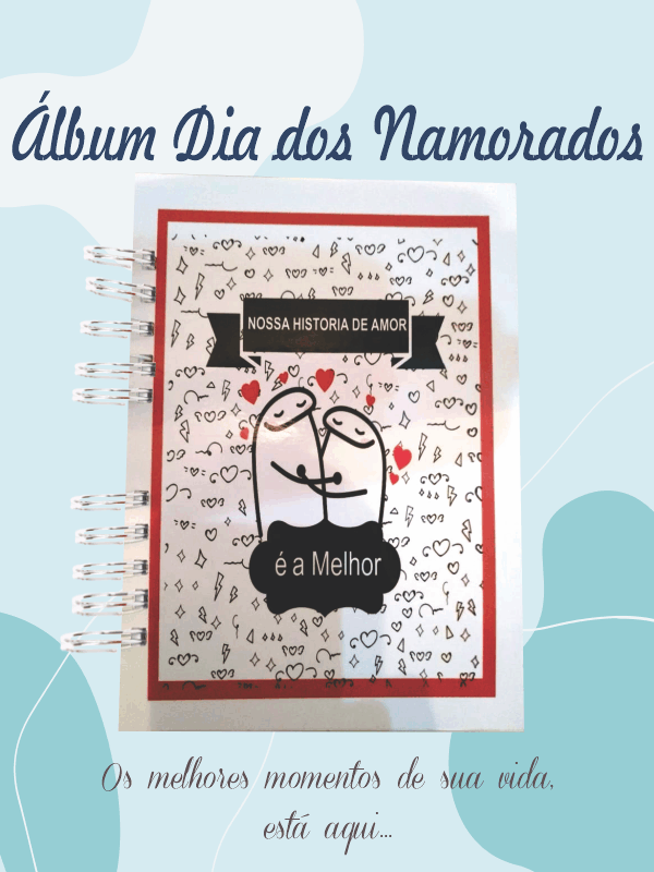 Mini Álbum Dia dos Namorados em Scrapbook- Como fazer